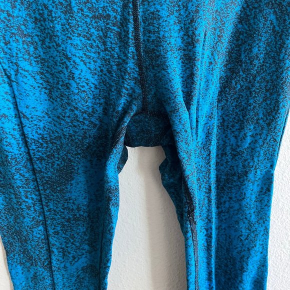 Lululemon Women's Wunder Under Pant III Leggings Luon Spray Jacquard Blue Size 4 - Picture 5 of 9